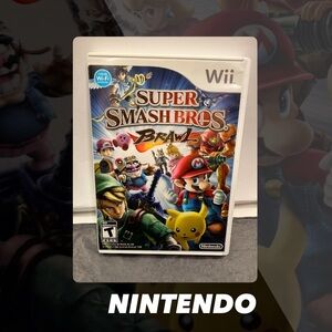 EUC Nintendo Wii Super Smash Bros Brawl Video Game